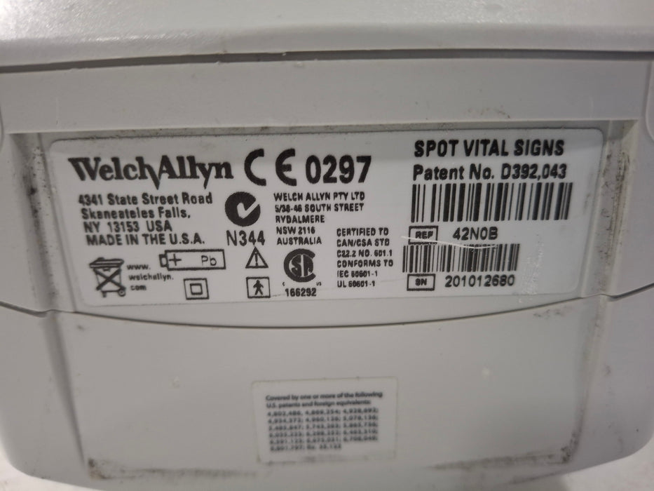 Welch Allyn Spot 420 - NIBP, Nellcor SpO2 Vital Signs Monitor
