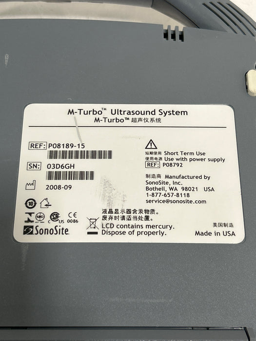 Sonosite M-Turbo Ultrasound
