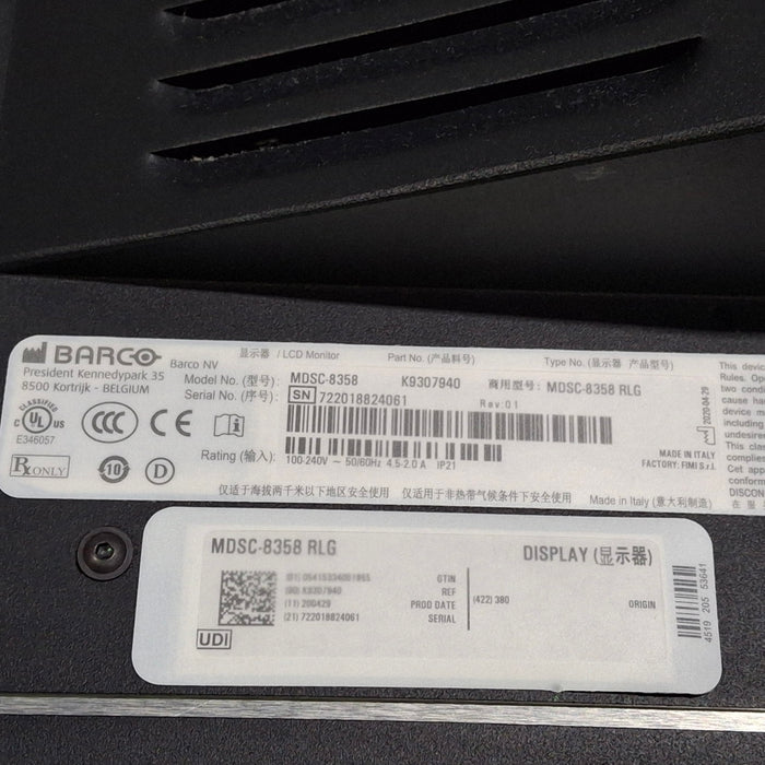 Barco MDSC-8358 58" 4K UHD 58" 4K UHD LCD Monitor