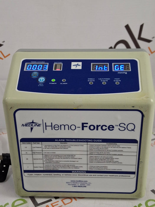 Medline Hemo-Force MDS-600 SQ DVT Compression Pump
