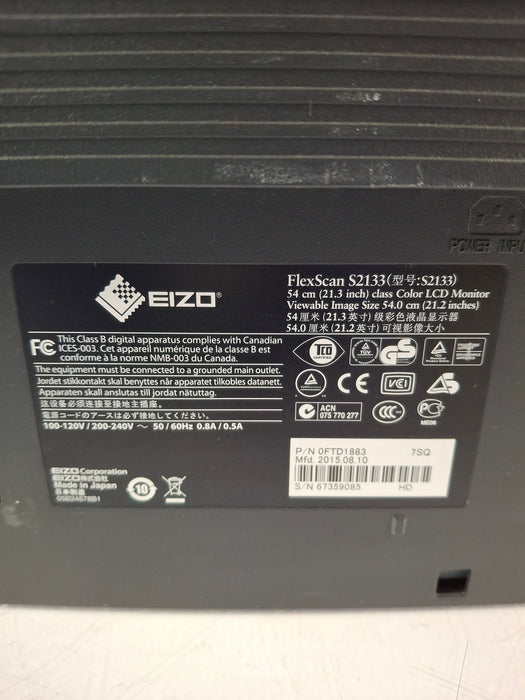Eizo FlexScan S2133 LCD monitor