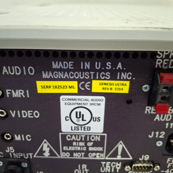 Magnacoustics Genesis Ultra MRI Music/Communication Control Box