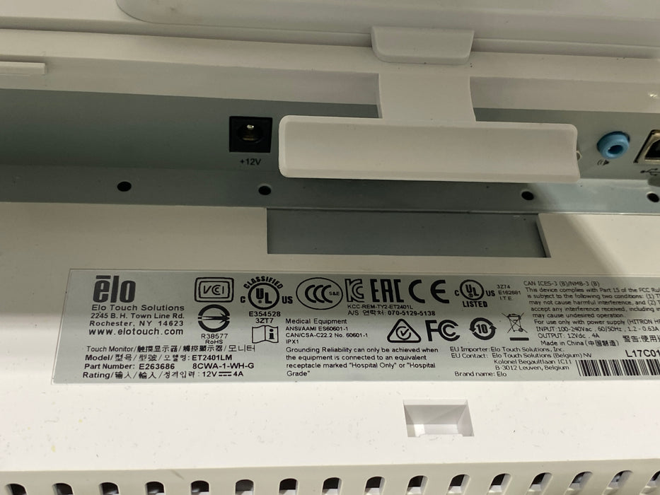 Elo Touch Solutions ET2401LM 24" Display Monitor