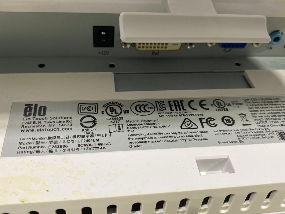 Elo Touch Solutions ET2401LM 24" Display Monitor