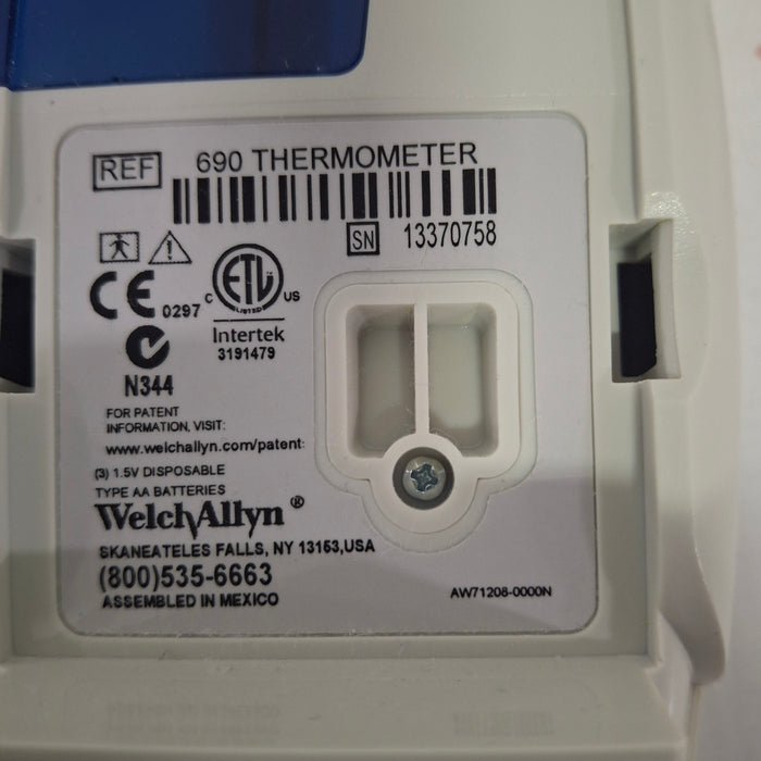 Welch Allyn SureTemp Plus 690 Thermometer