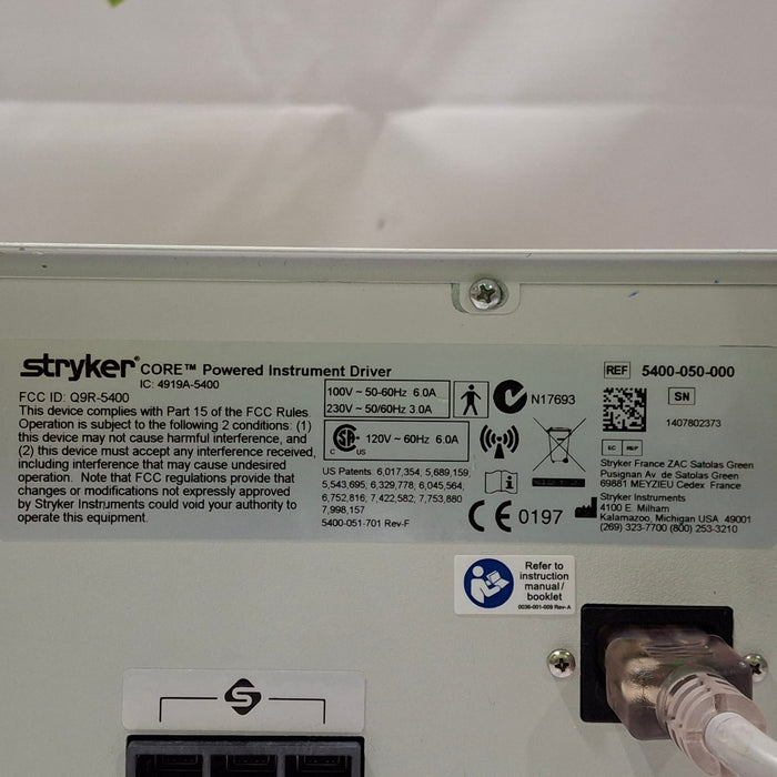 Stryker 5400-050 Core Powered Instrument Driver