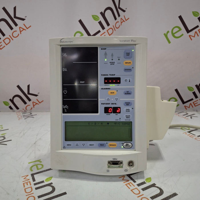 Datascope Accutorr Plus Vital Signs Monitor