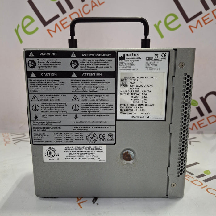 Natus 007705 Isolated Power Supply