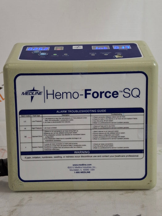 Medline Hemo-Force MDS-600 SQ DVT Compression Pump