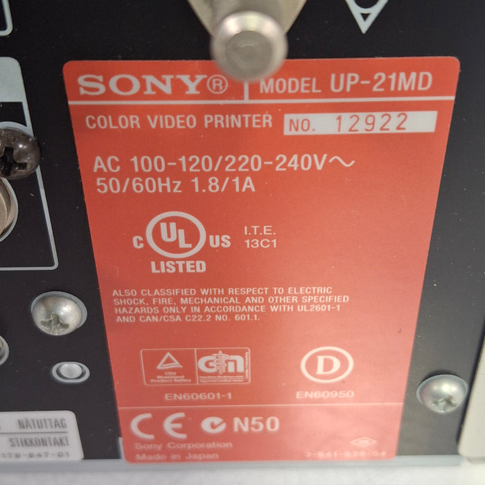 Sony UP-21MD Video Graphic Printer