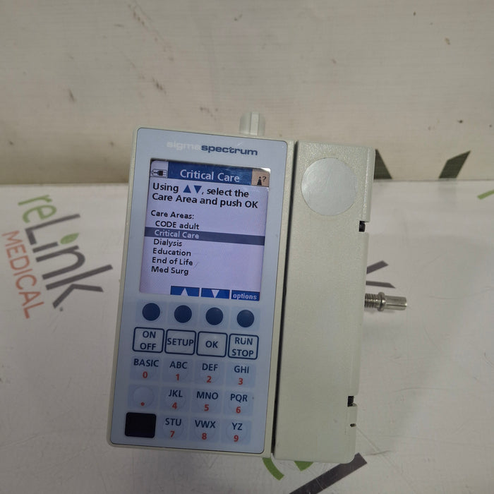 Baxter Sigma Spectrum 6.05.14 with B/G Battery Infusion Pump