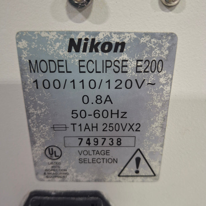 Nikon E200 Eclipse Microscope