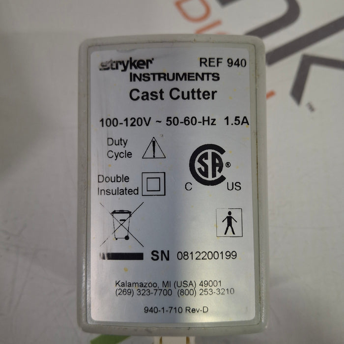 Stryker 940 Cast Cutter