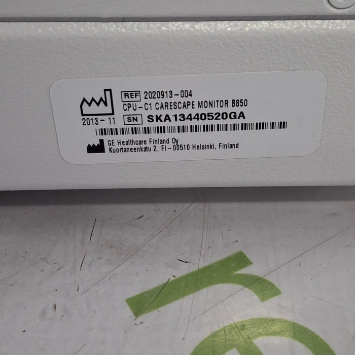 GE Healthcare Carescape B850 CPU Unit