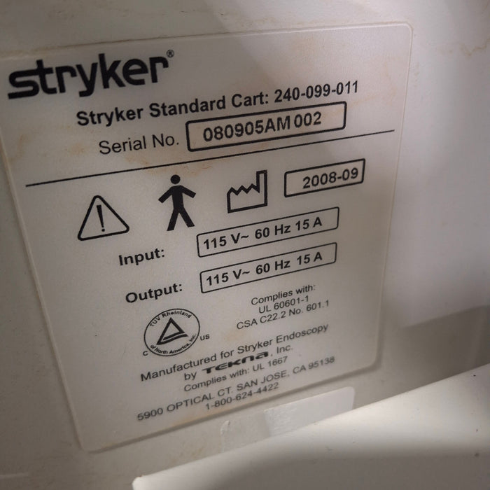 Stryker 240-099-011 Standard Cart