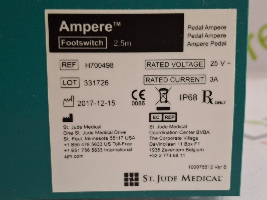 St. Jude Medical, Inc. Ampere Footswitch