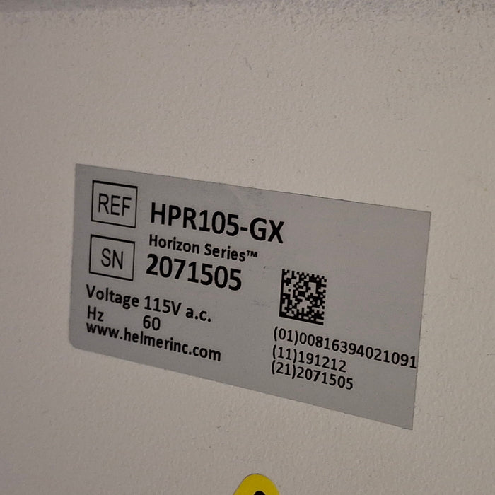 Helmer Inc HPR105-GX Undercounter Pharmacy Refrigerator