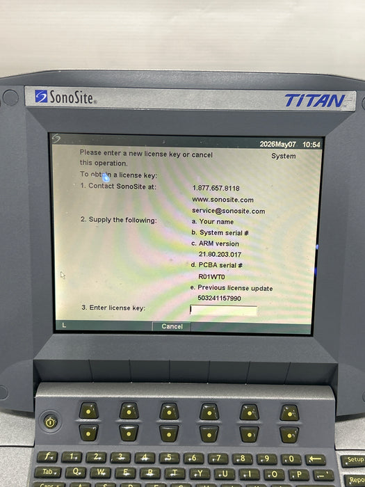 Sonosite Titan Portable Ultrasound