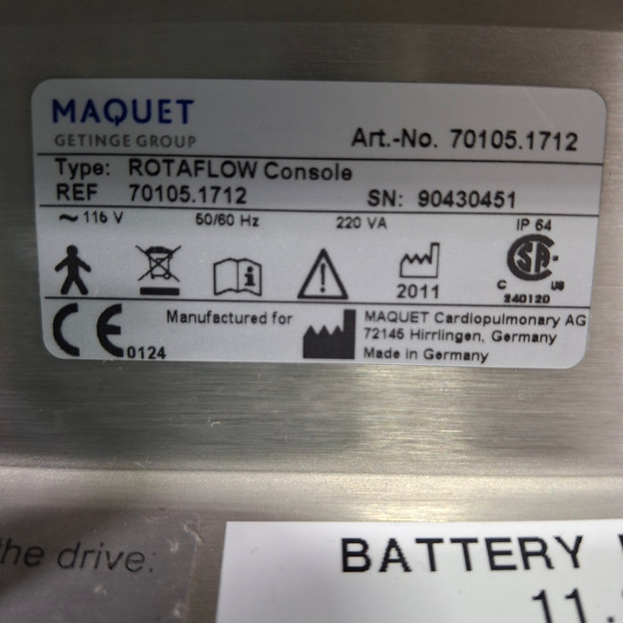 Maquet Rotaflow Console 70105.1712