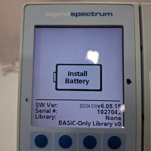 Baxter Baxter Sigma Spectrum 6.05.15 without Battery Infusion Pump Infusion Pump reLink Online