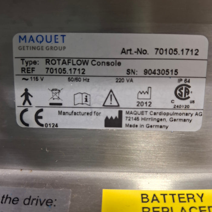Maquet Rotaflow Console 70105.1712