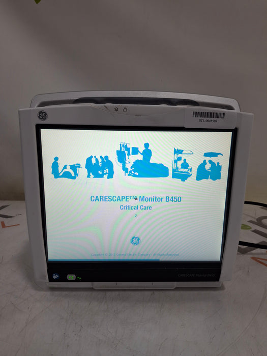 GE Healthcare Carescape B450 Critical Care Patient Monitor
