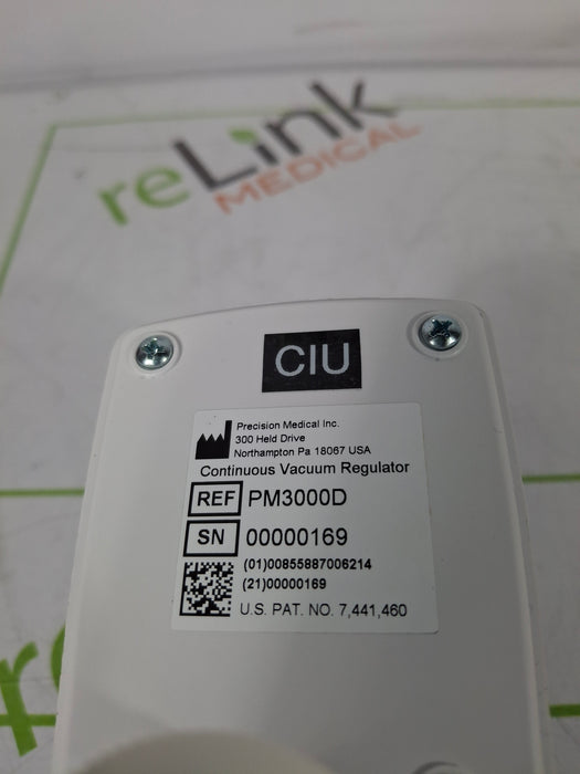 Precision Medical PM3000 Continuous Line Vacuum Regulator