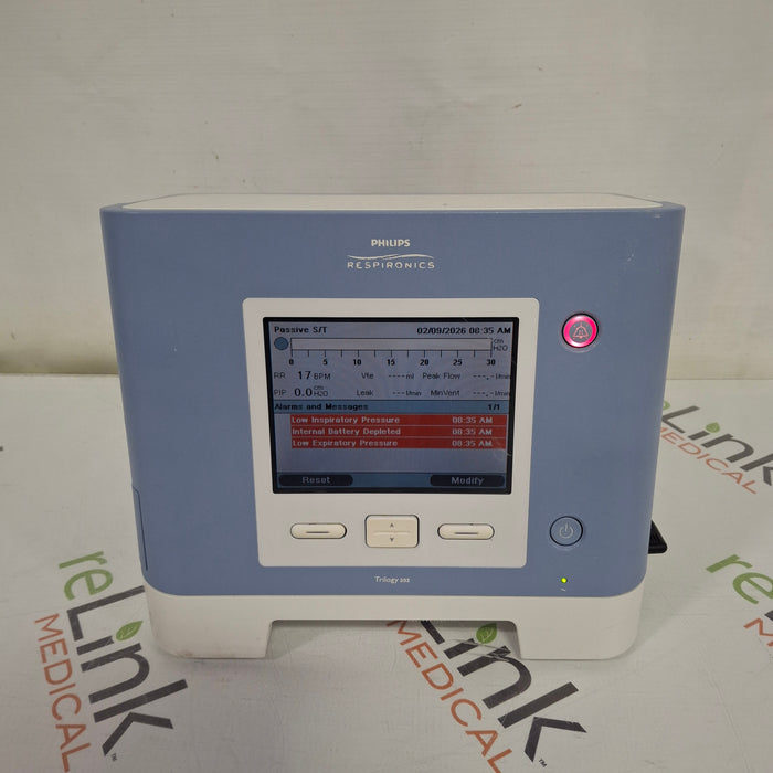 Respironics Trilogy 202 Ventilator