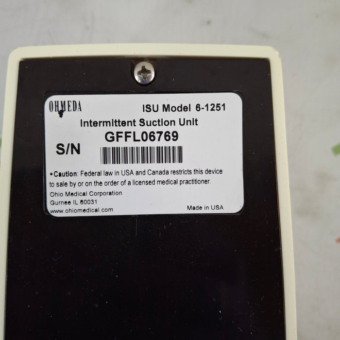 Ohmeda Medical 200 Intermittent Suction Unit