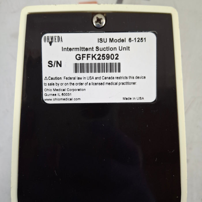 Ohmeda Medical 200 Intermittent Suction Unit