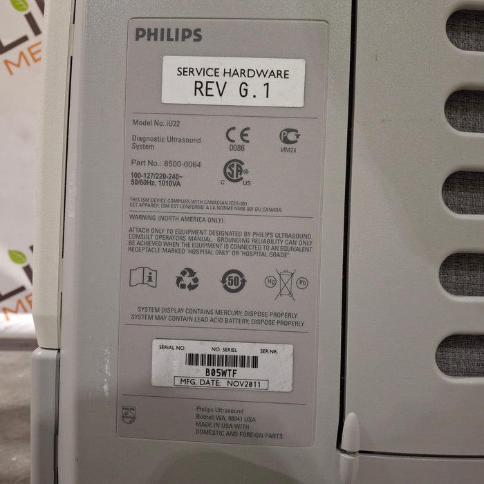 Philips IU22 Ultrasound