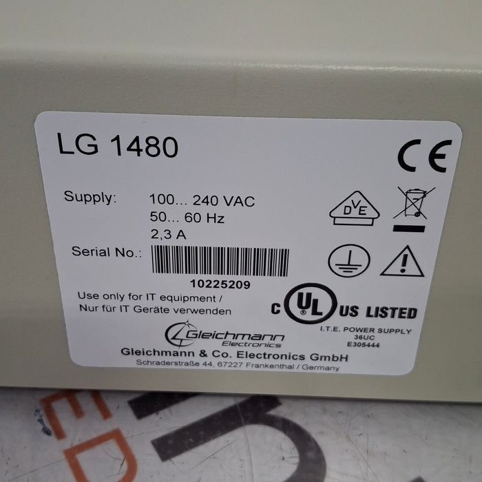 Gleichmann Electronics LG 1480 Battery Charger