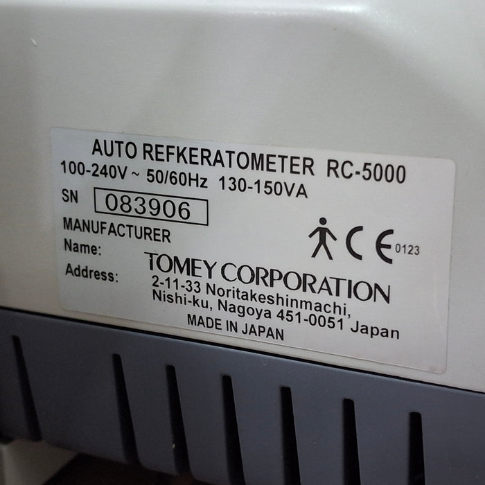 Tomey RC-5000 Auto Ref/Keratometer