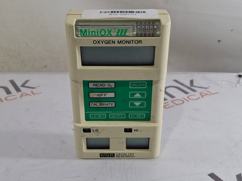 MSA MiniOx III Oxygen Monitor