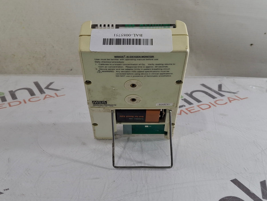 MSA MiniOx III Oxygen Monitor