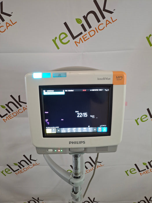 Philips IntelliVue MP5 Neonatal Fast SpO2, ECG, NIBP Patient Monitor