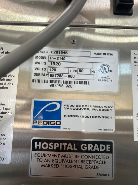 Pedigo Products, Inc. P-2140 Warming Cabinet