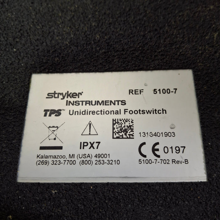 Stryker TPS 5100-7 Footswitch