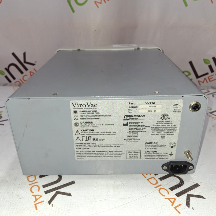 Buffalo Filter ViroVac Smoke Evacuation System
