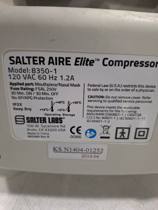 Salter Labs 8350 Compressor