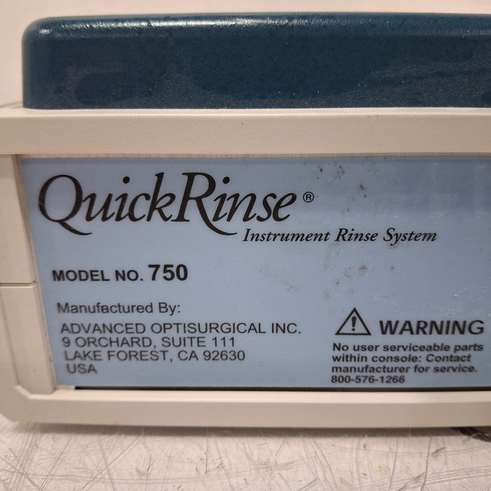 American OptiSurgical Model 750 QuickRinse Instrument Rinse System