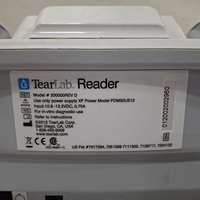 Labtician Ophthalmics Inc TearLab Osmolarity System