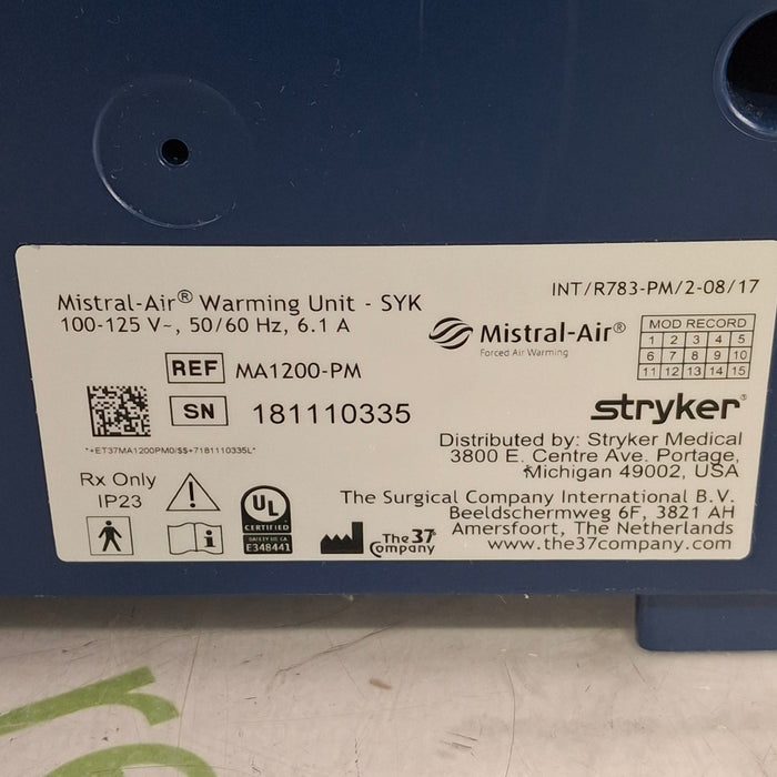 Stryker Mistral-Air Forced Air Warming System