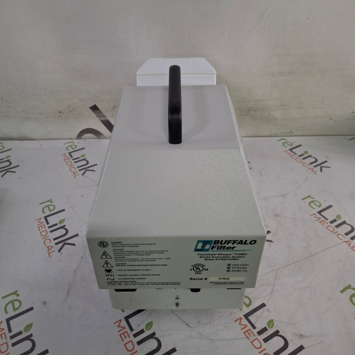 Buffalo Filter PlumeSafe Whisper Turbo Smoke Evacuation System