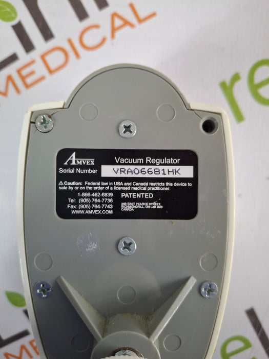 Amvex Vacuum Regulator
