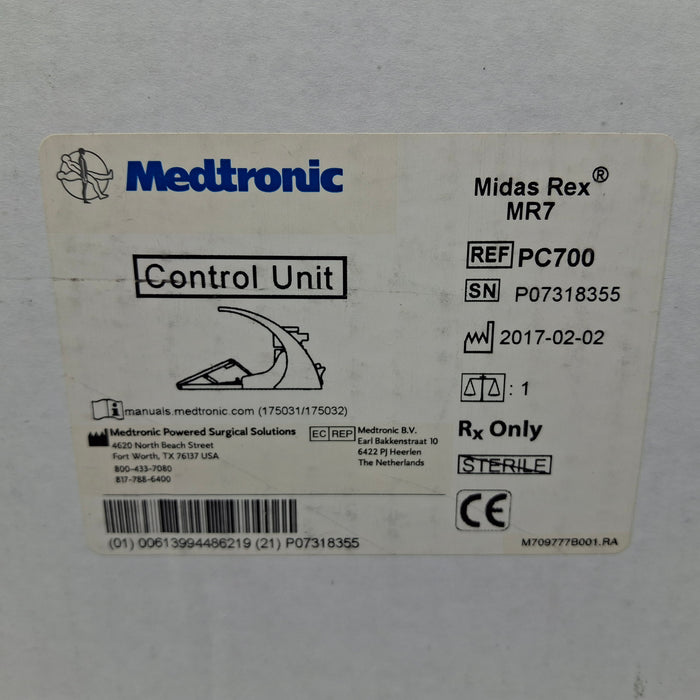 Medtronic PC700 Midas Rex Footswitch