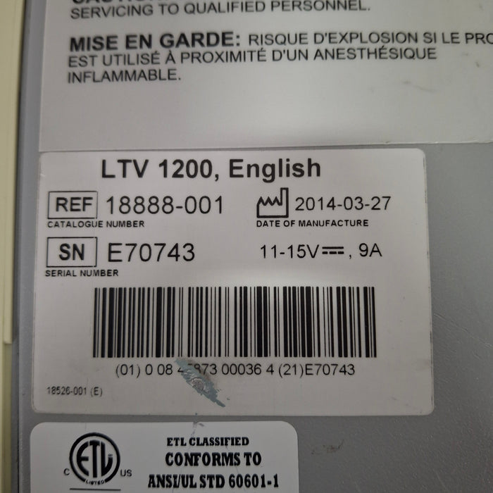 CareFusion LTV 1200 Ventilator