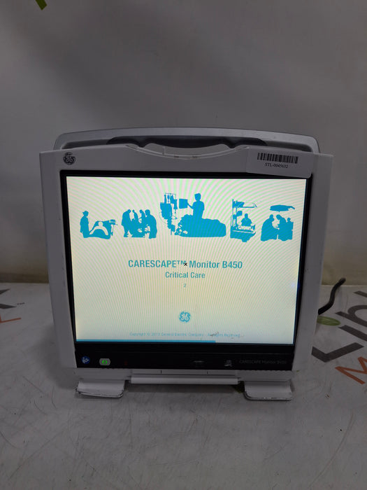 GE Healthcare Carescape B450 Critical Care Patient Monitor