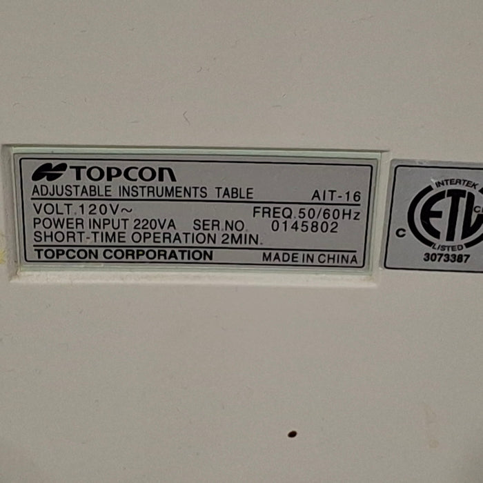 Topcon Medical SL-1E Slit Lamp
