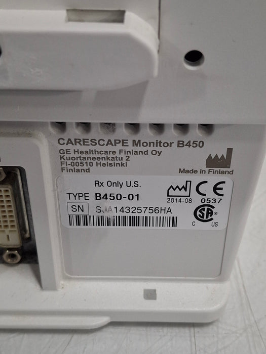 GE Healthcare Carescape B450 Patient Monitor